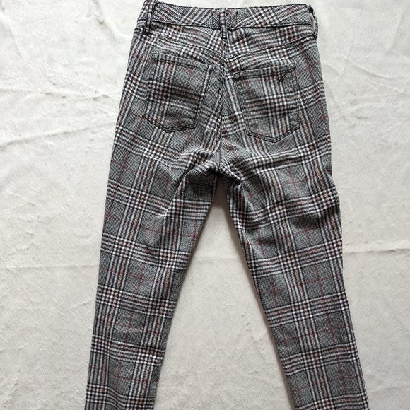 WILLIAM RAST HIGH RISE SKINNY ANKLE PLAID WOMEN'S - Picture 9 of 9